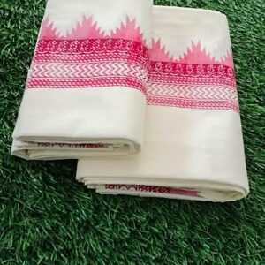 kerala kuthampully pure cotton onam special setmundu. [₹699+gst] shipping free. get 5% discount on online payment.