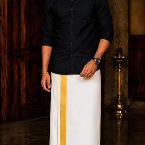 kuthampully pure cotton onam special kasavu double mundu for men | 2 inch golden kasavu kara. ₹ 699. free shipping. 5 % discount on online payment.