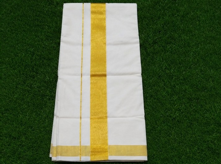 kuthampully pure cotton onam special kasavu double mundu for men | 2 inch golden kasavu kara. ₹ 699. free shipping. 5 % discount on online payment. kuthampully pure cotton onam special kasavu double mundu for men | 2 inch golden kasavu kara. ₹ 699. free shipping. 5 % discount on online payment.